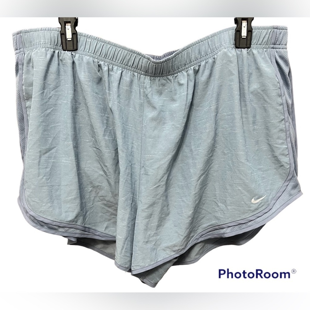 Nike Dri-fit running tempo shorts pastel blue size 3X